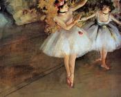 埃德加 德加 : Two Dancers on Stage